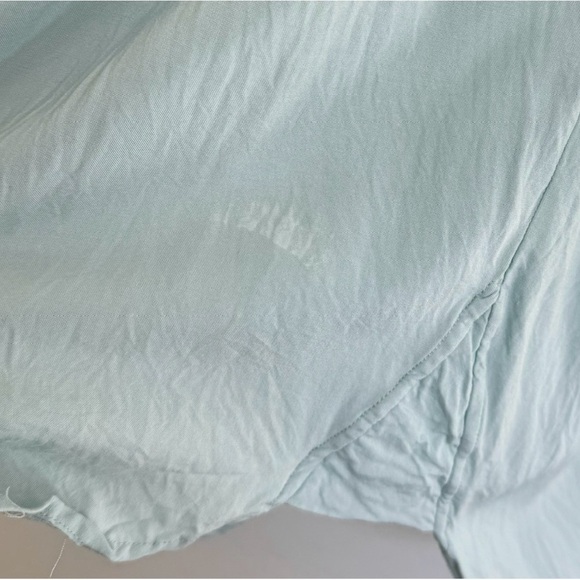 Sundance Mystic Falls Light Blue Crinkle Top Size XS Hi-Low Blouse - Picture 5 of 5